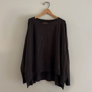 Vici Oversized 3/4 sleeve sweater dark grey Women’s Medium, Used